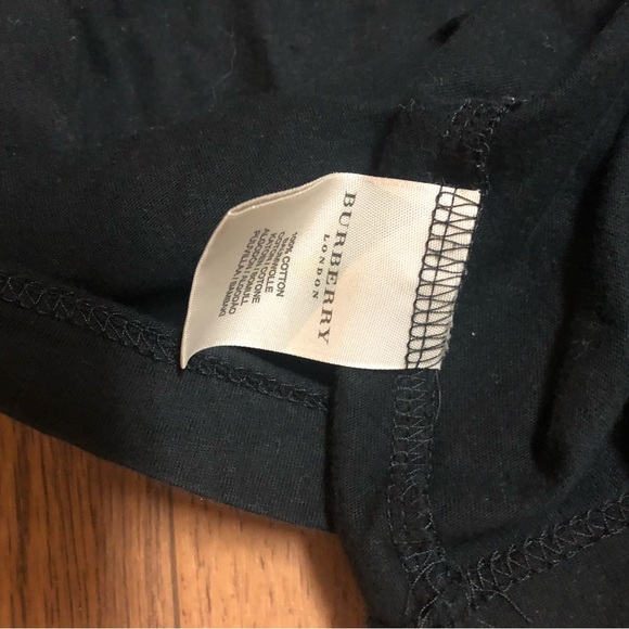 Burberry Long Sleeve Top with Plaid Accents - Picture 7 of 9